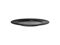 RAK Assiette plate rond noir porcelaine vitrifiée Ø 26,3 cm Edge Outlet
