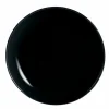 ARCOROC Assiette plate rond noir verre trempé Ø 19 cm Evolutions   Best