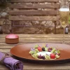 Assiette plate rond noir volcano porcelaine vitrifiée Ø 27 cm Neo Fusion - RAK Discount