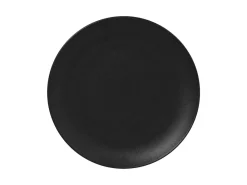 Assiette plate rond noir volcano porcelaine vitrifiée Ø 27 cm Neo Fusion - RAK Discount