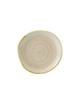 CHURCHILL Assiette plate rond Nutmeg Cream porcelaine vitrifiée Ø 18,6 cm Stonecast Nutmeg Best