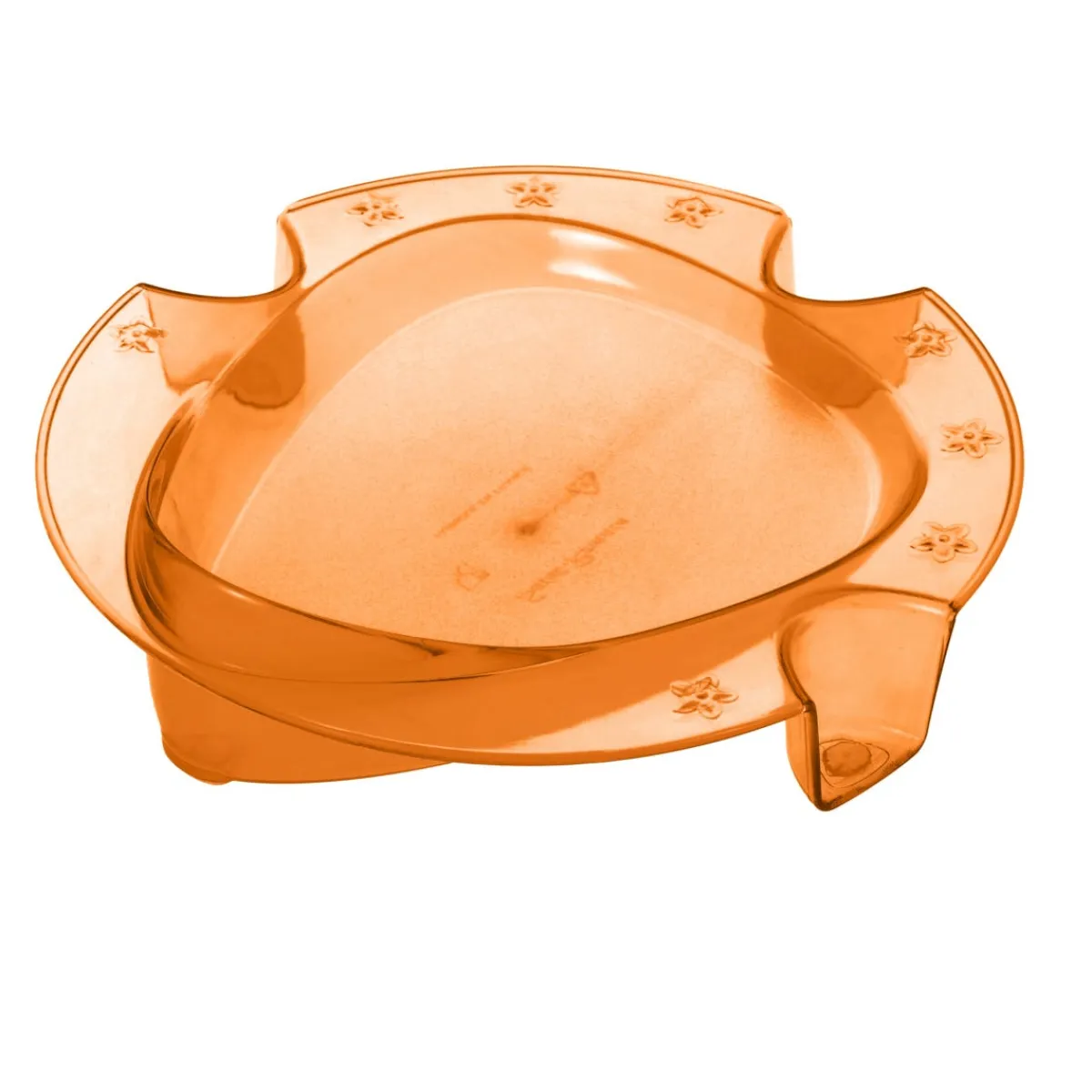 Assiette plate rond orange copolyester Ø 23,5 cm Vaisselle Copolyester - SAINT ROMAIN