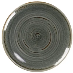 Assiette plate rond Peridot porcelaine vitrifiée Ø 15 cm stone Spot - RAK Best
