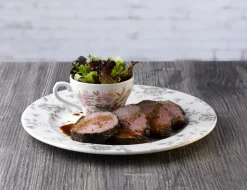 Assiette plate rond Rose Chintz Gris porcelaine vitrifiée Ø 27,6 cm Vintage Prints Rose Chintz - CHURCHILL Sale