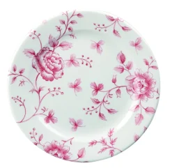 Assiette plate rond Rose Chintz Cranberry porcelaine vitrifiée Ø 17 cm Vintage Prints Rose Chintz - CHURCHILL Online