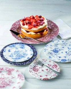 CHURCHILL Assiette plate rond Rose Chintz Prague Blue porcelaine vitrifiée Ø 30,5 cm Vintage Prints Rose Chintz Hot