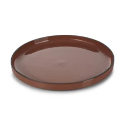 Assiette plate rond rouge porcelaine culinaire Ø 28 cm  Caractère - REVOL Outlet