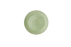 Assiette plate rond Sage Green porcelaine vitrifiée Ø 21,7 cm Stonecast Sage - CHURCHILL Outlet