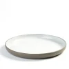 SERAX Assiette plate rond taupe porcelaine Ø 26,8 cm Dusk Online