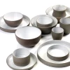 Assiette plate rond taupe porcelaine Ø 25,5 cm Dusk - SERAX Outlet