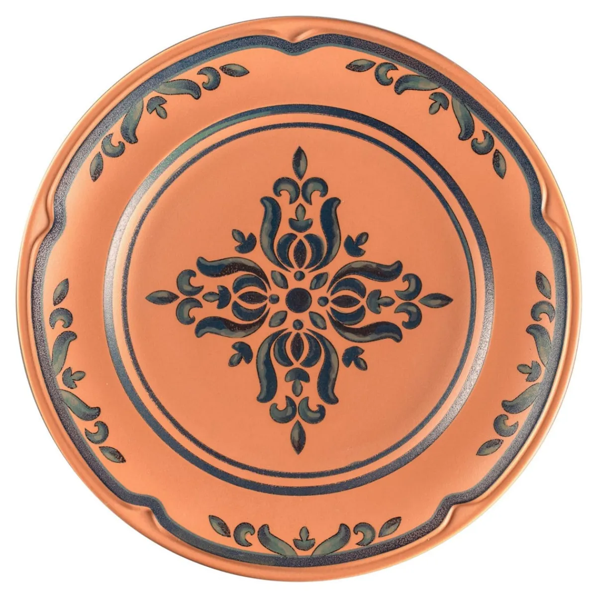 RAK Assiette plate rond Tero Décor Ostia porcelaine Ø 23,7 cm Earth New