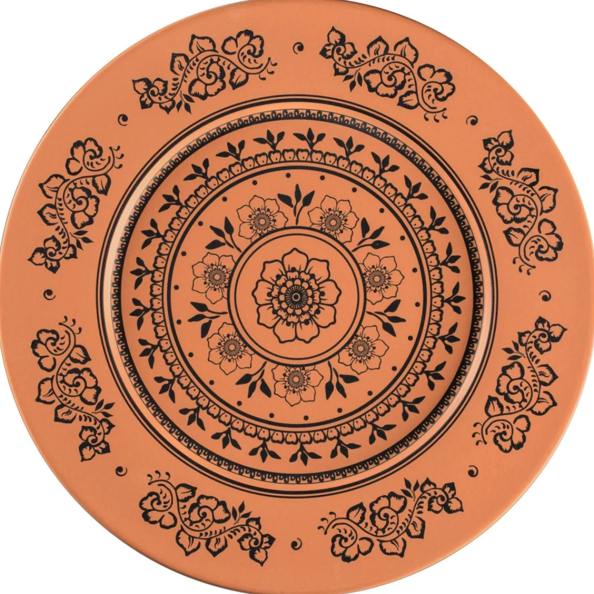 RAK Assiette plate rond Tero Décor Alexandria porcelaine Ø 32,5 cm Earth Best