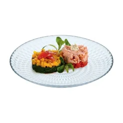 LUMINARC Assiette plate rond verre Ø 25 cm Pampille