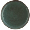 PRO.MUNDI Assiette plate rond vert grès émaillé Ø 28 cm Sky Sale