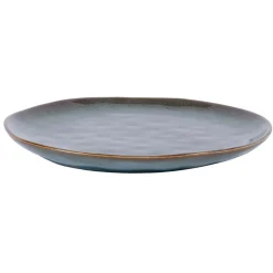 PRO.MUNDI Assiette plate rond vert grès émaillé Ø 28 cm Sky Sale