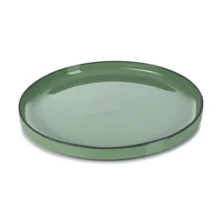 Assiette plate rond vert porcelaine culinaire Ø 28 cm  Caractère - REVOL Sale