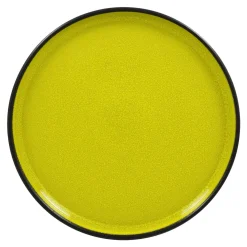 RAK Assiette plate rond vert porcelaine vitrifiée Ø 26,7 cm Fire Discount