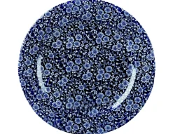 Assiette plate rond Victorian Calico Bleu Willow porcelaine vitrifiée Ø 21 cm Vintage Prints Victorian Willow - CHURCHILL Online