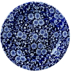 Assiette plate rond Victorian Calico Bleu Willow porcelaine vitrifiée Ø 27,6 cm Vintage Prints Victorian Willow - CHURCHILL Hot