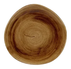 CHURCHILL Assiette plate rond Vintage Copper porcelaine vitrifiée Ø 18,6 cm Stonecast Patina Discount