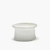 SERAX Assiette plate surélevée rond écru grès émaillé Ø 19,5 cm La Mère Online