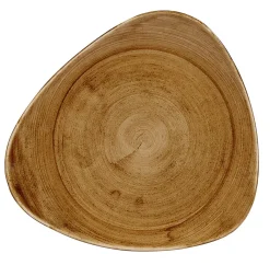 CHURCHILL Assiette plate triangulaire Vintage Copper porcelaine vitrifiée 19,2x19,2 cm Stonecast Patina Best