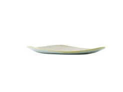 Assiette plate triangulaire Nutmeg Cream porcelaine vitrifiée 22,9x22,9 cm Stonecast Nutmeg - CHURCHILL Best