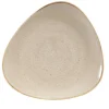 CHURCHILL Assiette plate triangulaire Nutmeg Cream porcelaine vitrifiée 26,5x26,5 cm Stonecast Nutmeg Outlet