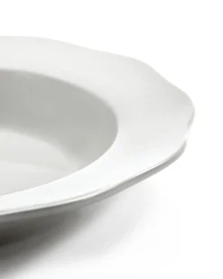 Assiette à pâtes creuse rond blanc porcelaine Ø 22 cm Silhouette - SERAX Clearance