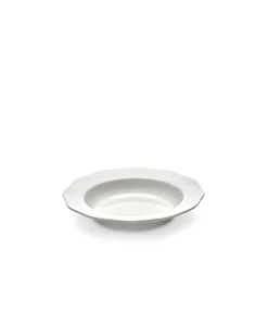Assiette à pâtes creuse rond blanc porcelaine Ø 22 cm Silhouette - SERAX Clearance