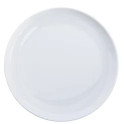 Assiette régithermie sans séparation rond blanc porcelaine Ø 22,8 cm Vitalia - ESSENTIALS COLLECTION Clearance
