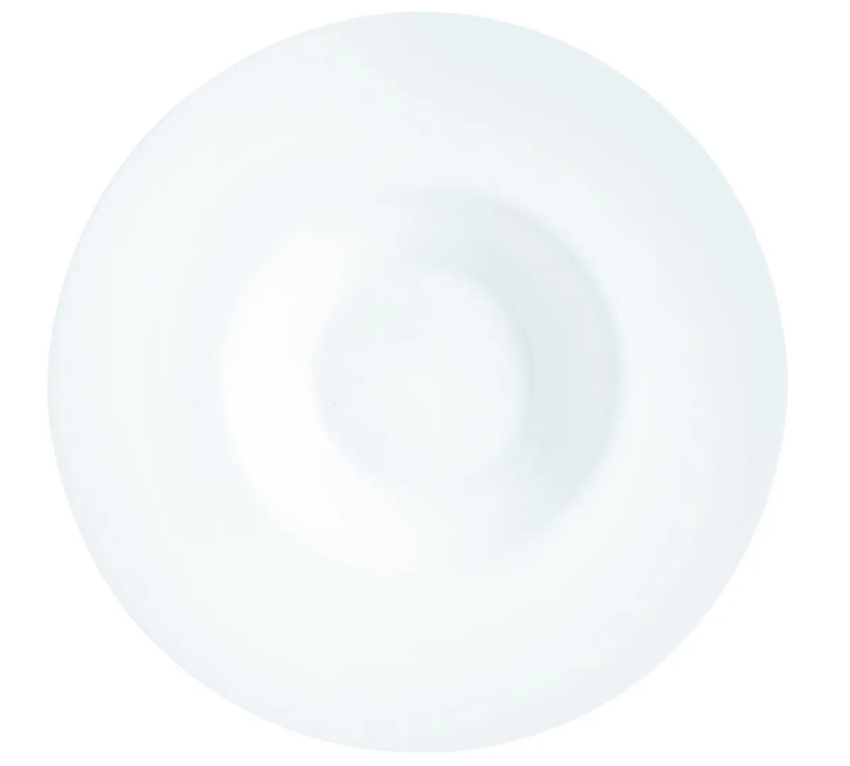 Assiette à risotto rond blanc verre opal Ø 29 cm Evolutions - ARCOROC New