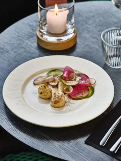 Assiette rond blanc porcelaine Ø 16 cm Pure White - PROOF Hot