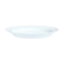 Assiette rond blanc verre opal Ø 23,5 cm Autonomy - ARCOROC Discount