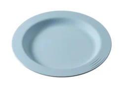 Assiette rond bleu ocean fibre végétale Ø 13,4 cm Liliroc - SAINT ROMAIN Hot