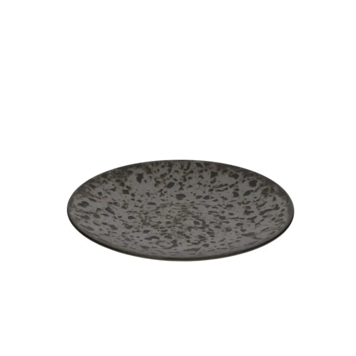ESSENTIALS COLLECTION Assiette rond gris foncé Grès Ø 21 cm Oxstal (48 pièces) Best