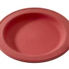 Assiette rond rouge fibre végétale Ø 18 cm Lilitouch - SAINT ROMAIN Hot