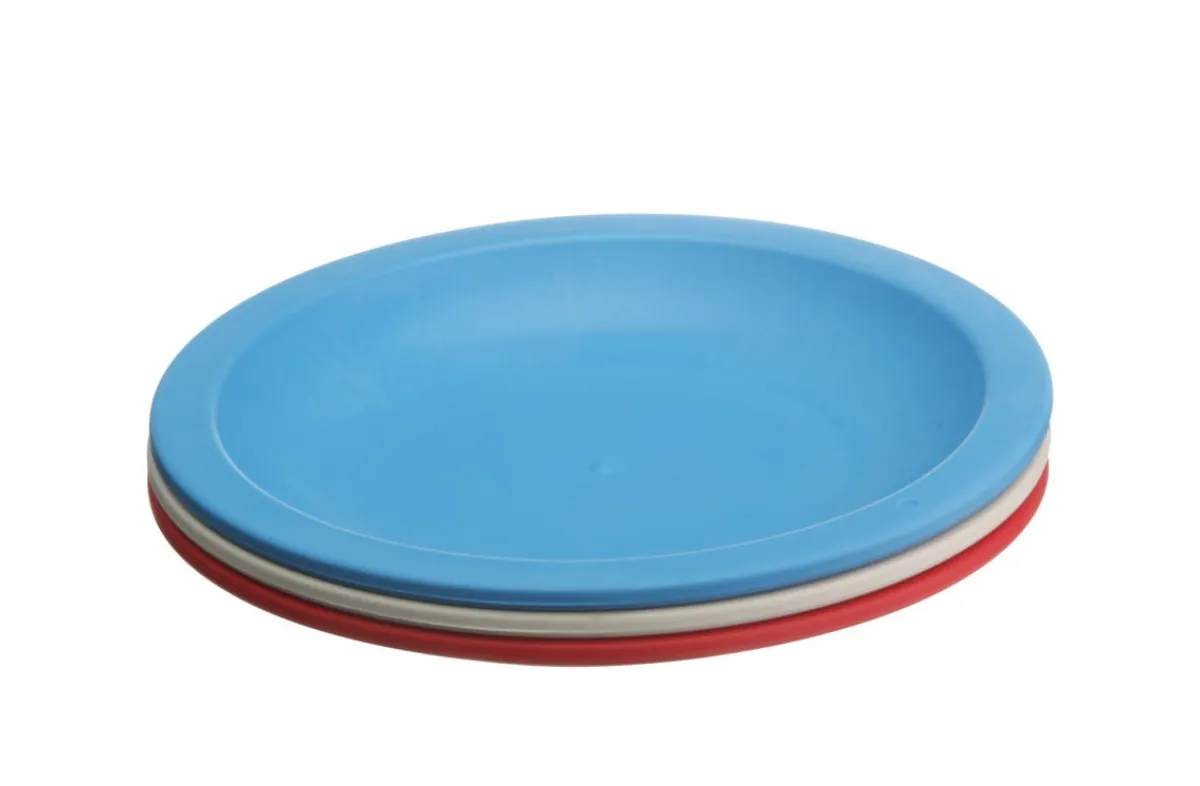 SAINT ROMAIN Assiette rond rouge fibre végétale Ø 13,4 cm Lilitouch Outlet