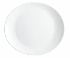 Assiette à steak ovale blanc verre opal 30x26 cm Restaurant - ARCOROC Hot