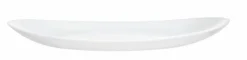 Assiette à steak ovale blanc verre opal 30x26 cm Restaurant - ARCOROC Hot