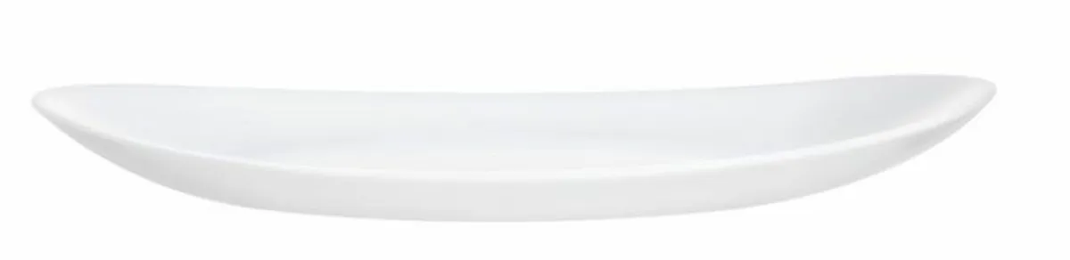 Assiette à steak ovale blanc verre opal 30x26 cm Restaurant - ARCOROC Hot