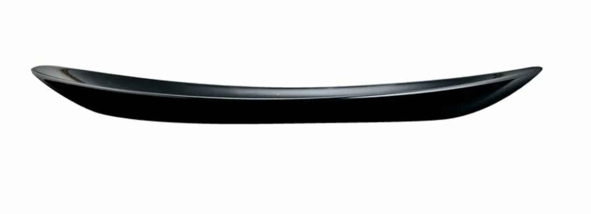 ARCOROC Assiette à steak ovale noir verre trempé 30x26 cm Evolutions Outlet