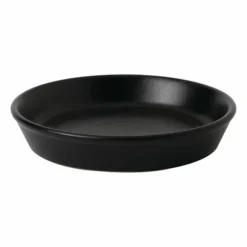DUDSON Assiette à tapas rond gris porcelaine Ø 15,9 cm Evo Jet New