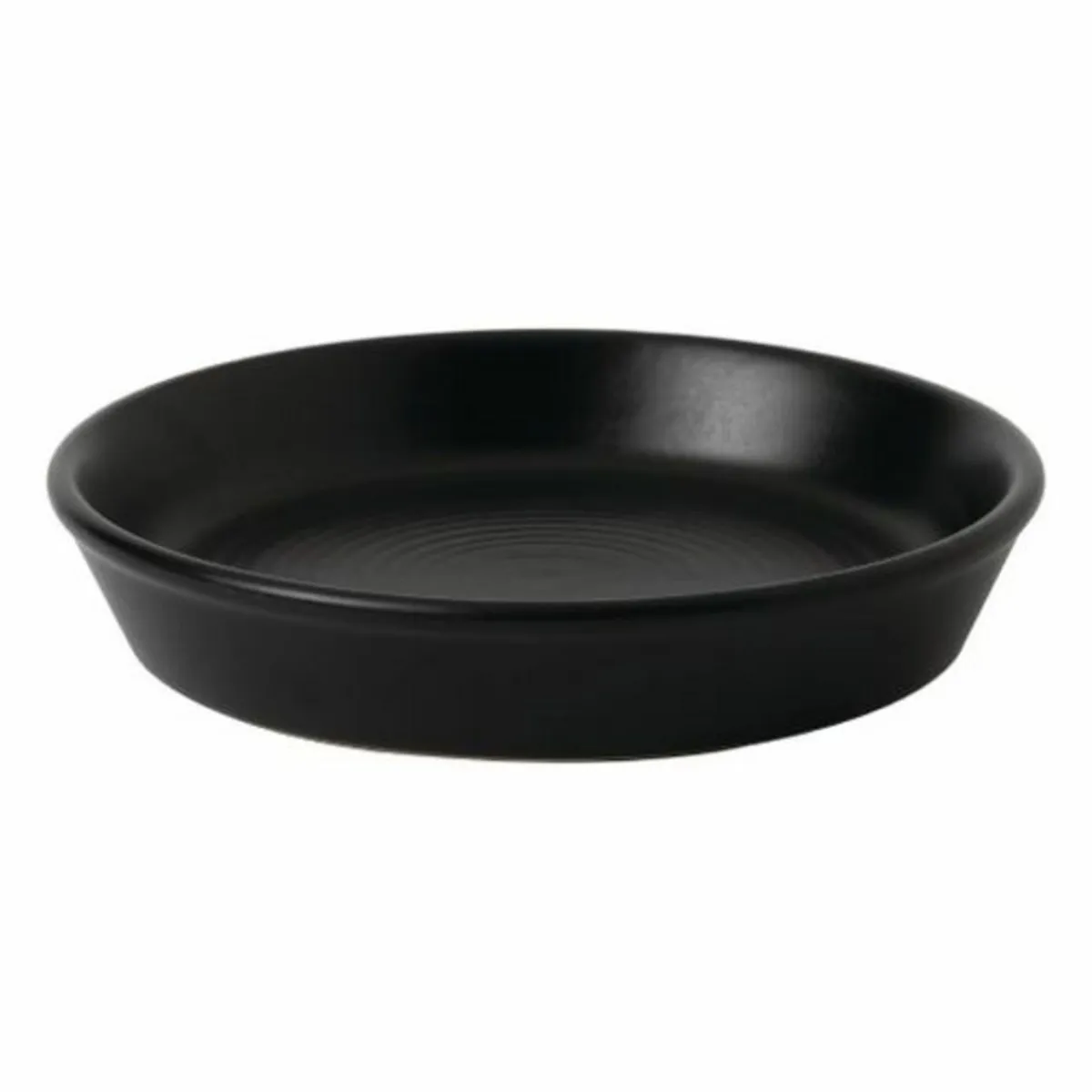 DUDSON Assiette à tapas rond gris porcelaine Ø 15,9 cm Evo Jet New