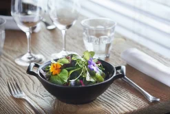 Assiette wok rond noir porcelaine culinaire Ø 20 cm Belle Cuisine - REVOL Discount