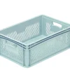 Bac ajouré Sans couvercle gris plastique 60x40x22 cm 41,7 L fond ajouré parois ajourées - Aucune Hot