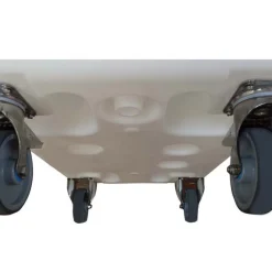 Bac autoporteur Sans couvercle blanc plastique 120x80x109,5 cm 500 L fond plein parois pleines - GILAC Online