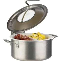 APS Bac 1 compartiment pour chaffing dish porcelaine blanc Ø 29,5 cm 29,5x29,5x9 cm Orbit Sale