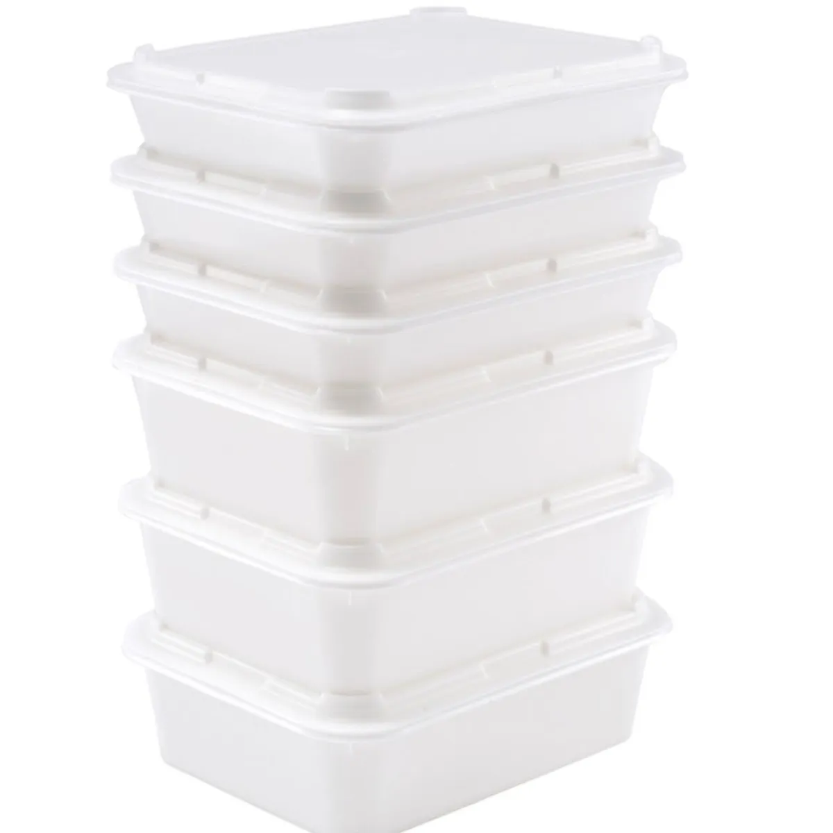 GILAC Bac à diviseuse Sans couvercle blanc plastique 53x40x8 cm 10 L fond plein parois pleines New