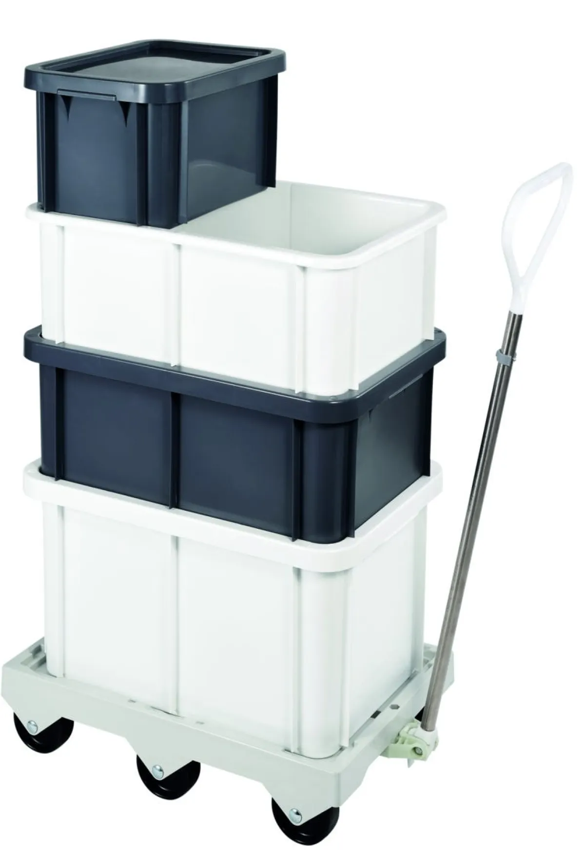 GILAC Bac gerbable Sans couvercle gris plastique 40x30x21,5 cm 15 L fond plein parois pleines Clearance